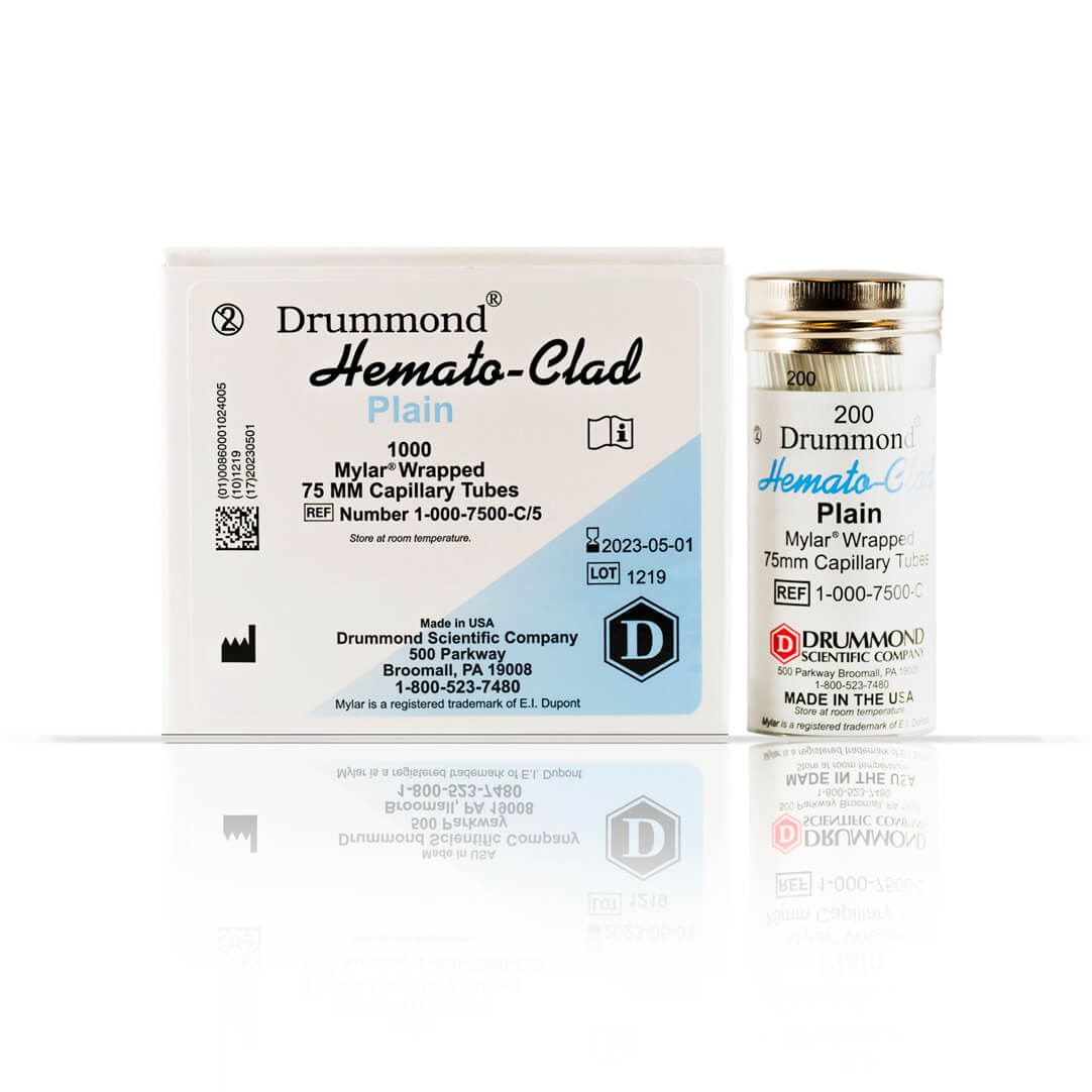 Hemato-Clad® Mylar® Wrapped Hematocrit Tubes