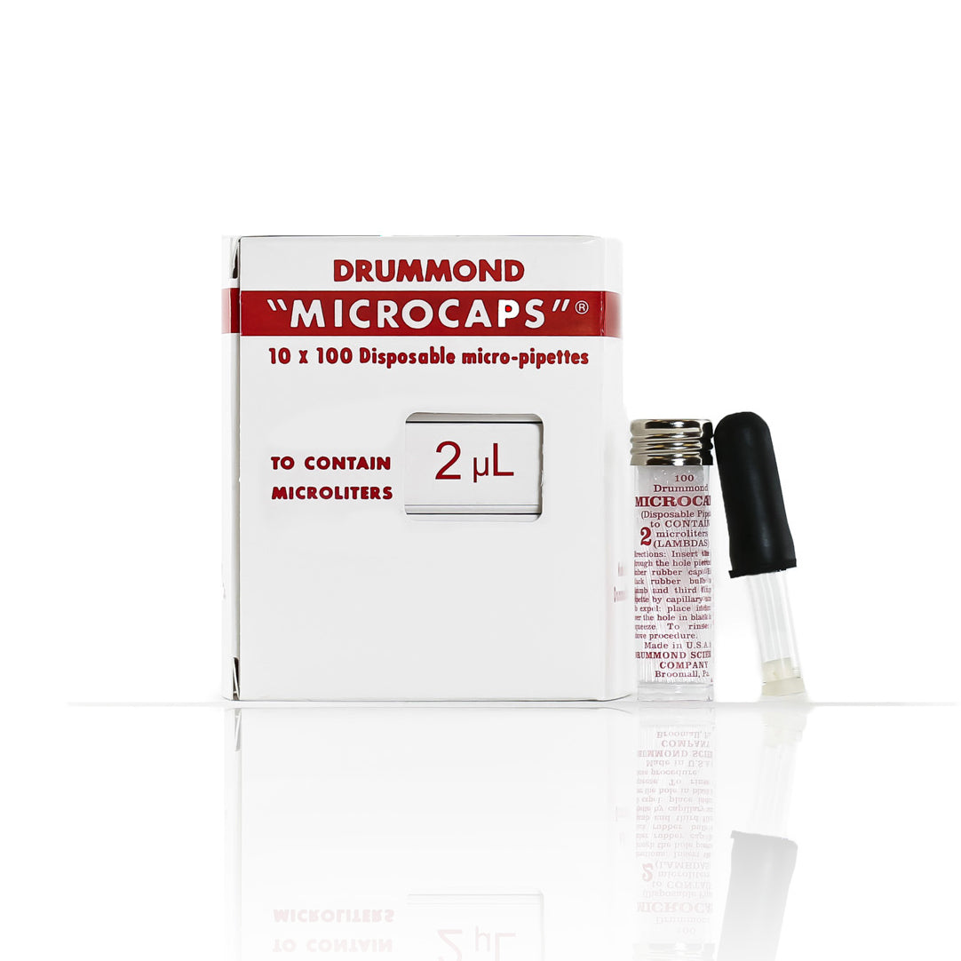 2 µL Microcaps from Drummond Scientific