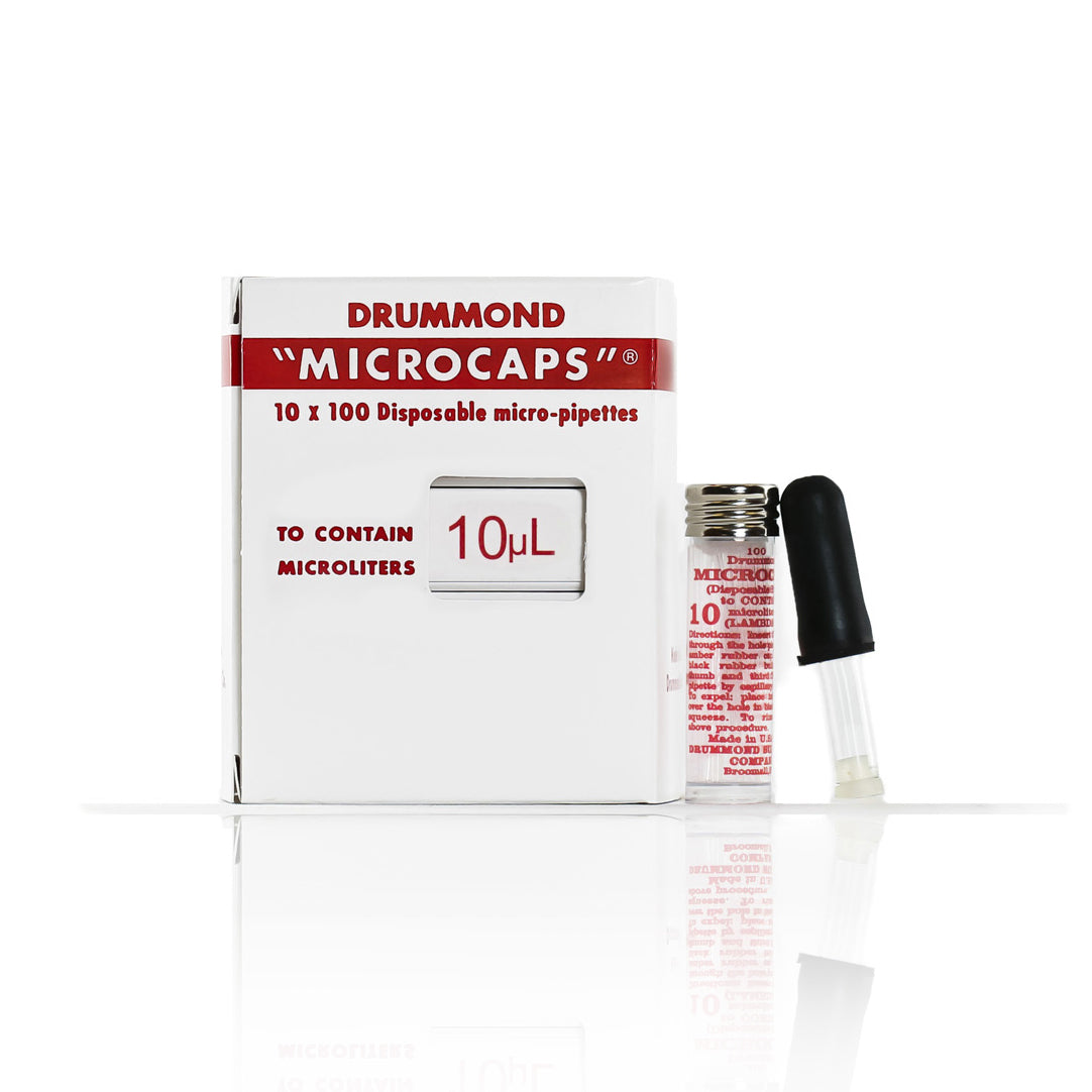 10 µL Microcaps from Drummond Scientific