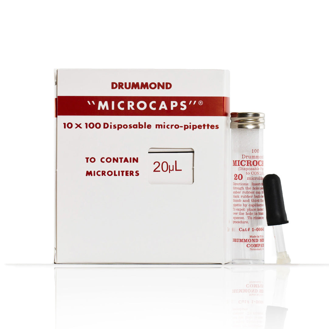 20 µL Microcaps from Drummond Scientific