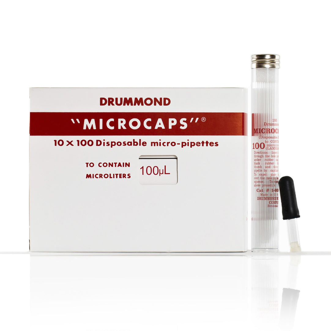 100 µL Microcaps from Drummond Scientific