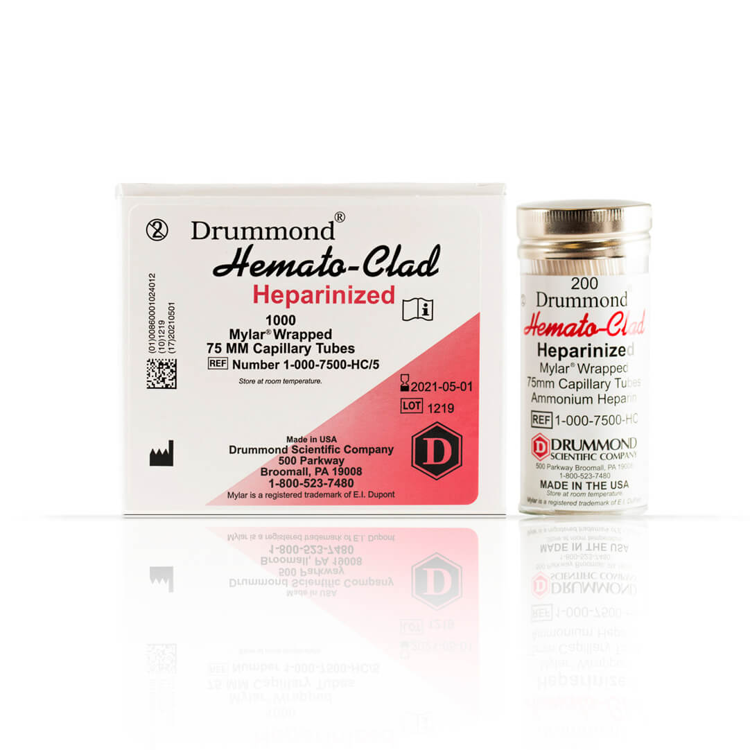 Hemato-Clad® Mylar® Wrapped Hematocrit Tubes